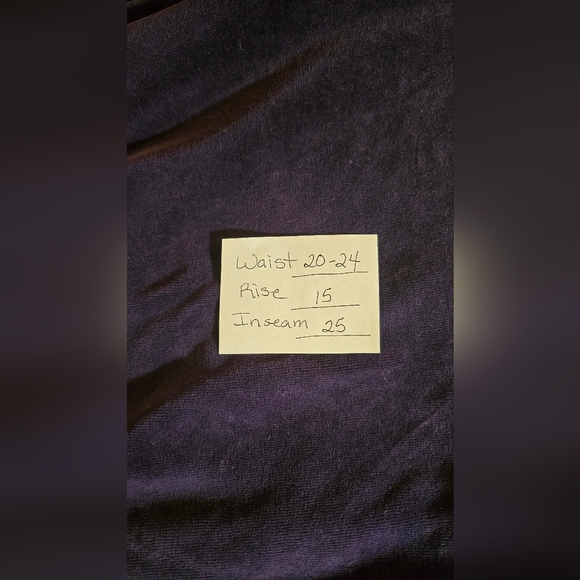 Liz Claiborne 3X Purple Velour Sweat Set - Picture 7 of 10